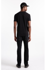 Calça Firt Black Slim Amaciado
