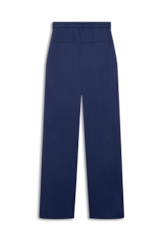 Calça Fleece Ejd Embroidery Wide Leg Purple Blue