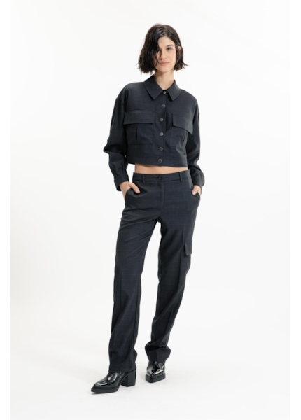 Calça Gales Span Cargo Pants Chumbo Mescla