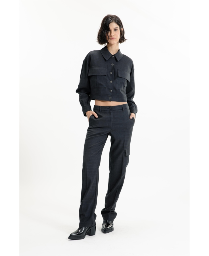 Calça Gales Span Cargo Pants Chumbo Mescla