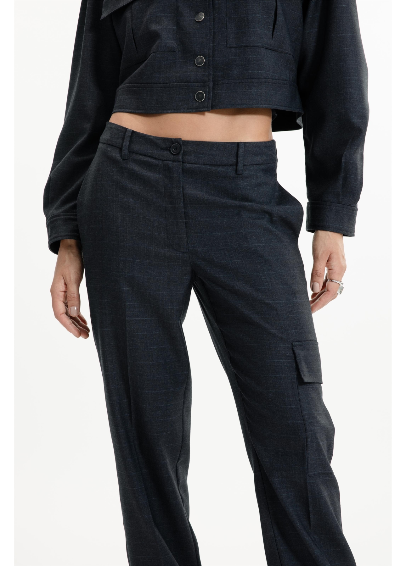 Calça Gales Span Cargo Pants Chumbo Mescla