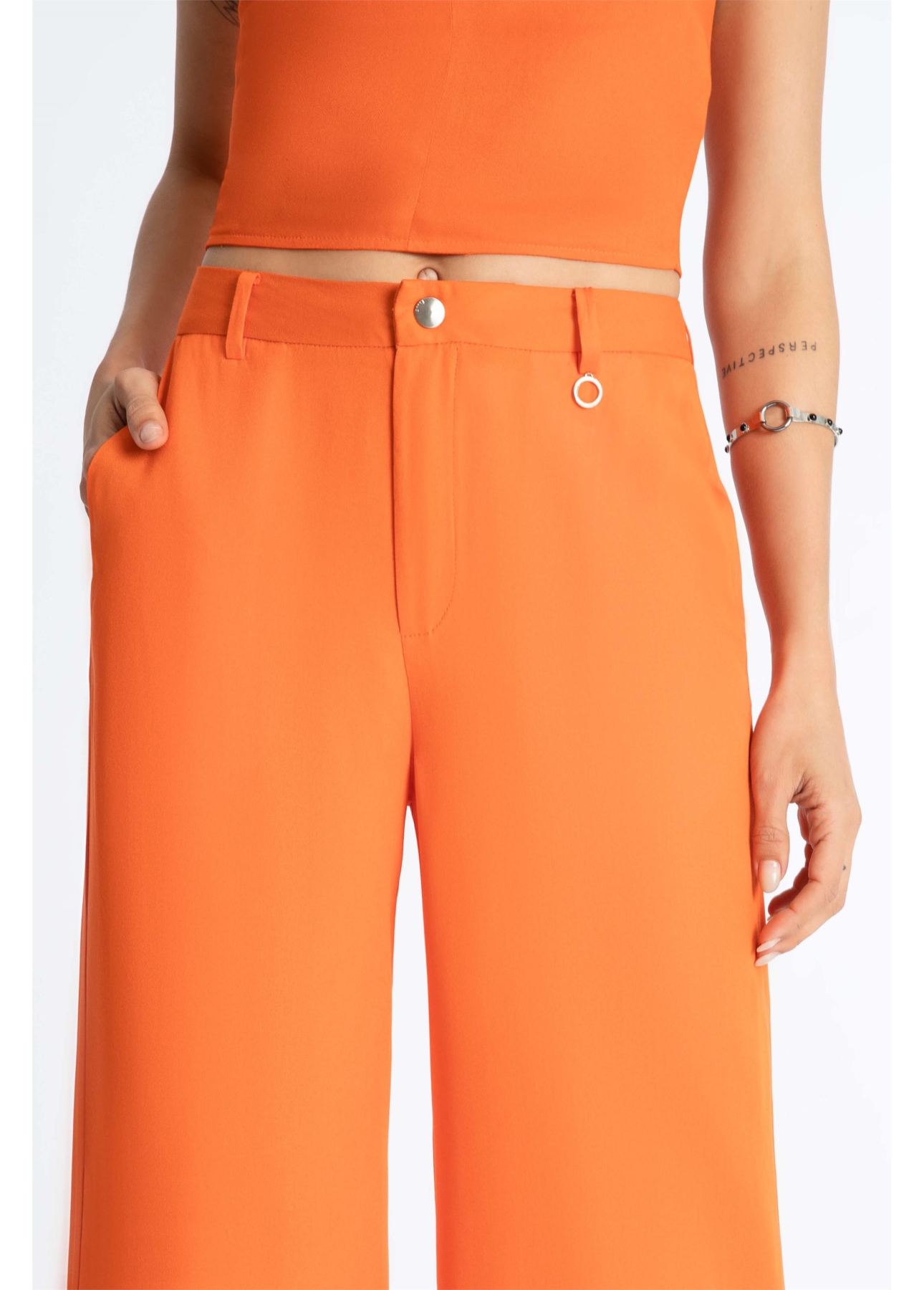 Calça Granada Pantalona Laranja