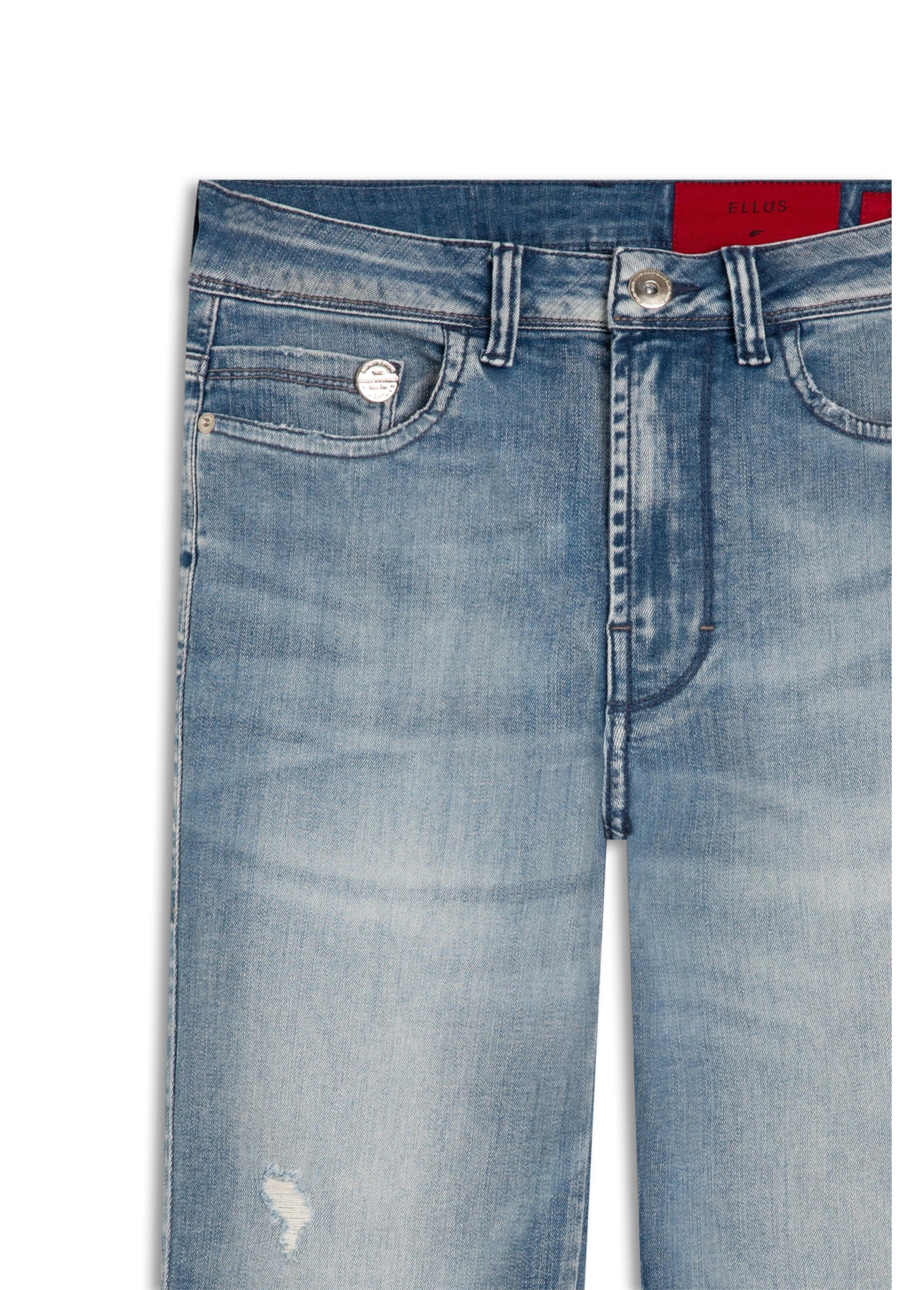 Calça Heaven Blue Elastic 1784-Lav.Claro C/ Puidos