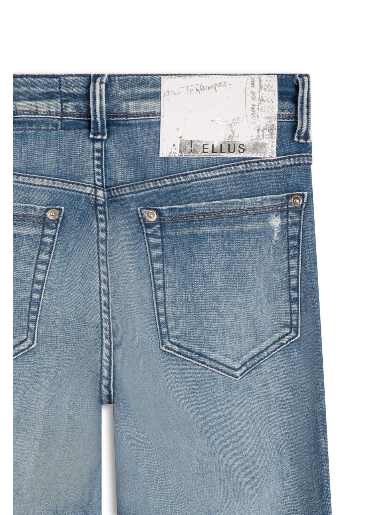Calça Heaven Blue Elastic 1784-Lav.Claro C/ Puidos
