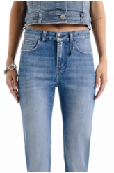Calça Heaven Blue Elastic Slim 2072-Lav.Claro C/ Grampos