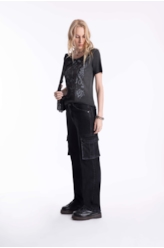 Calça Heavy Black Cargo 2001-Lav.Black C/ Luva