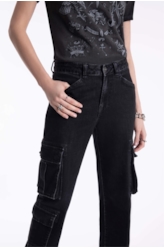 Calça Heavy Black Cargo 2001-Lav.Black C/ Luva