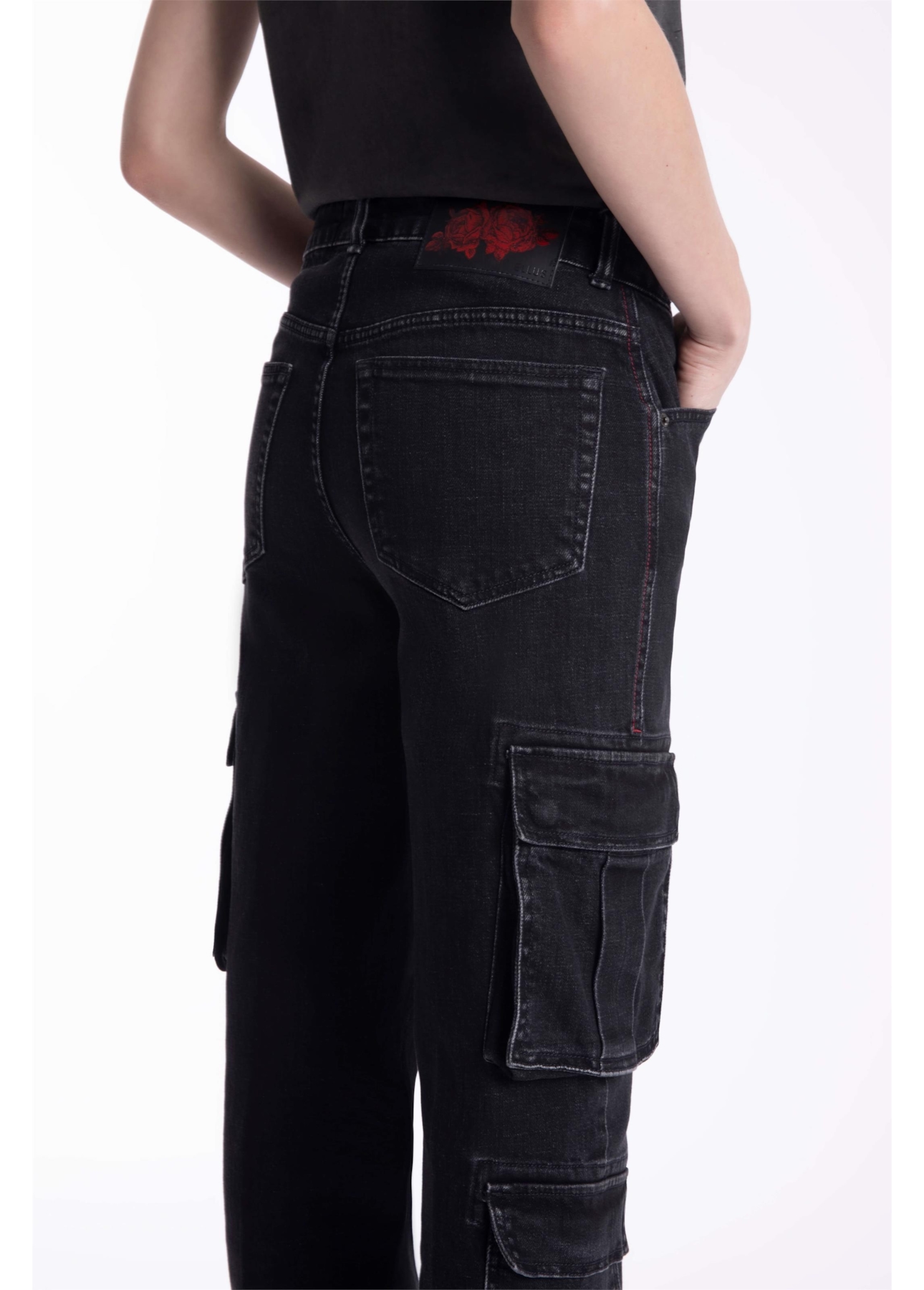 Calça Heavy Black Cargo 2001-Lav.Black C/ Luva