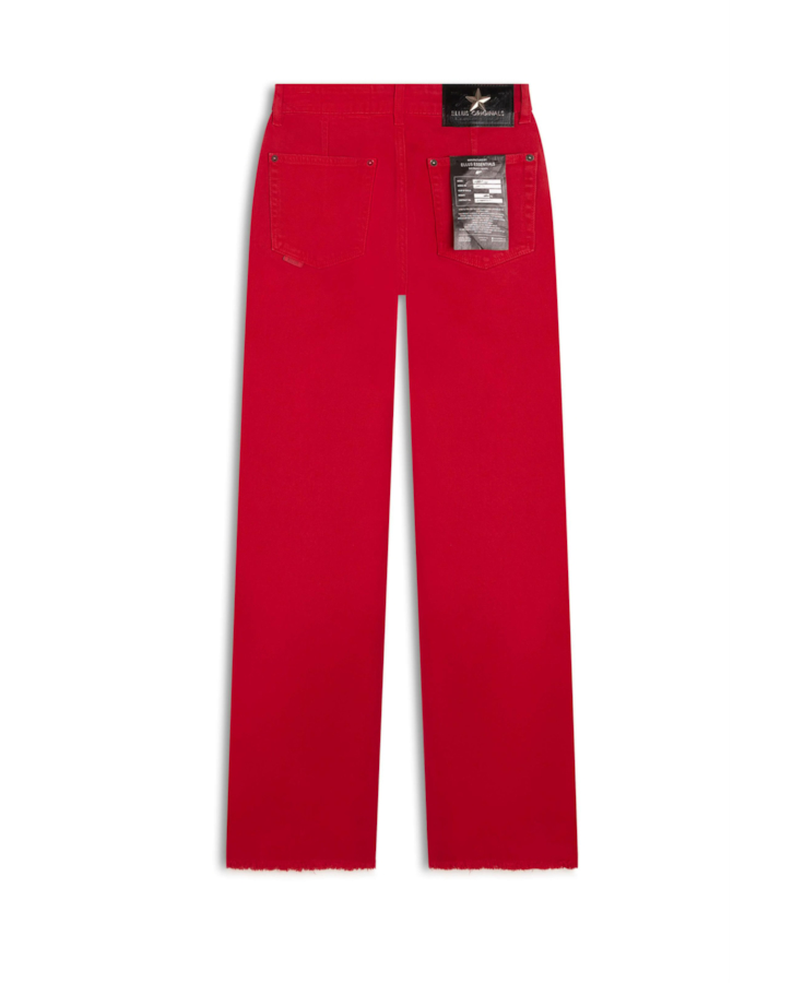 Calça Heavy Color Western Vermelho