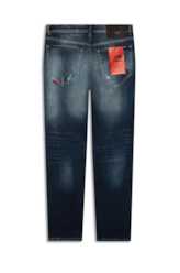 Calça High Comfort Blue Slim Easa 2008-Lav.Medio C/Puidos