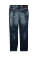 Calça High Comfort Blue Slim Easa 2008-Lav.Medio C/Puidos