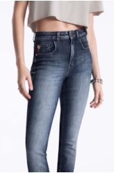 Calça High Comfort Dark Flame 1935-Lav.Escuro C/Used