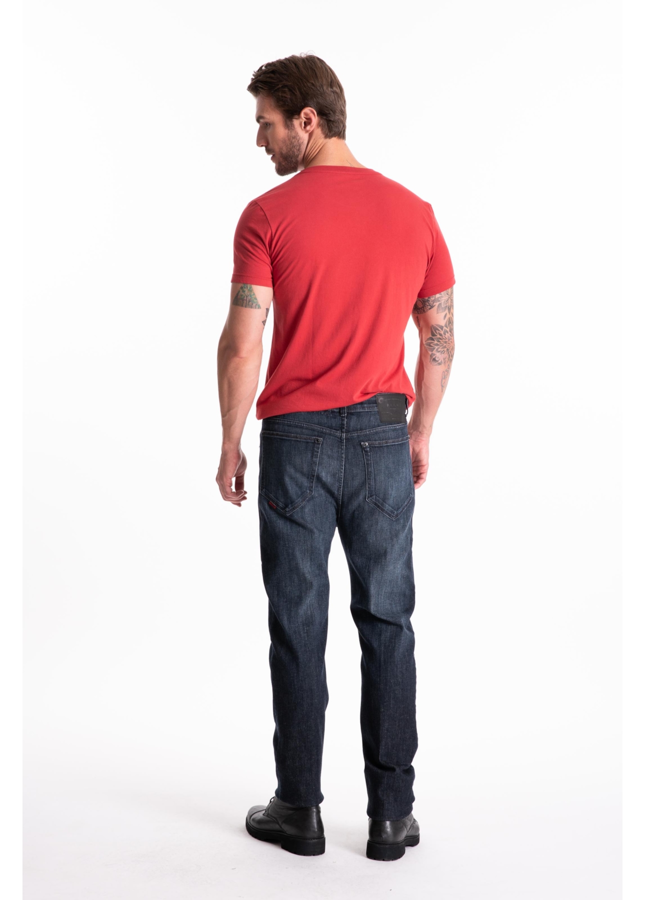 Calça High Comfort Dark Flame 1981 Lav. Escuro C/ Used