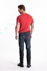 Calça High Comfort Dark Flame 1981 Lav. Escuro C/ Used