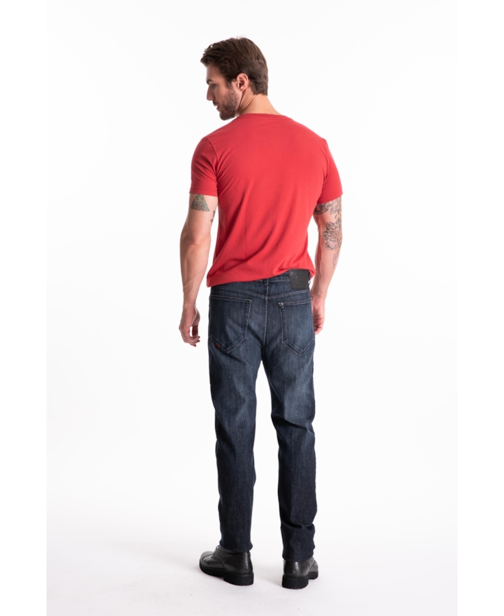 Calça High Comfort Dark Flame 1981 Lav. Escuro C/ Used