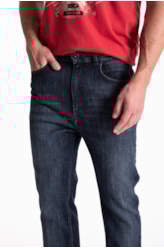 Calça High Comfort Dark Flame 1981 Lav. Escuro C/ Used