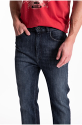 Calça High Comfort Dark Flame 1981 Lav. Escuro C/ Used