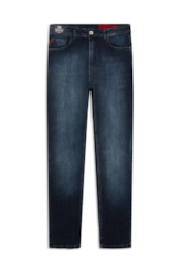 Calça High Comfort Dark Flame 1981 Lav. Escuro C/ Used