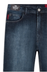 Calça High Comfort Dark Flame 1981 Lav. Escuro C/ Used