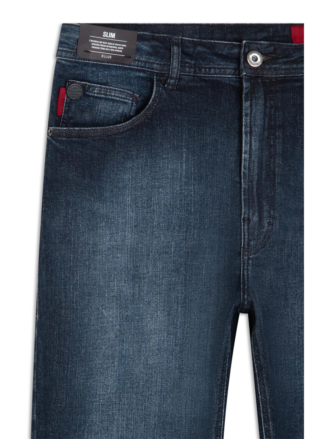 Calça High Comfort Dark Flame 1981 Lav. Escuro C/ Used