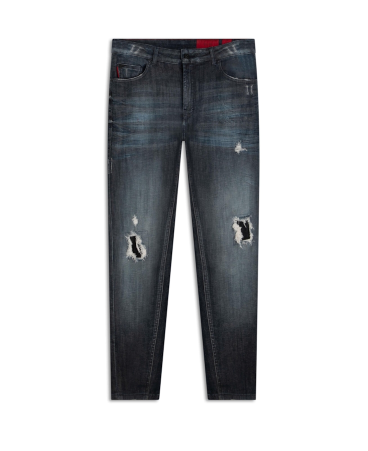 Calça High Comfort Dark Flame Lav. Esc. C/ 3d e Puidos