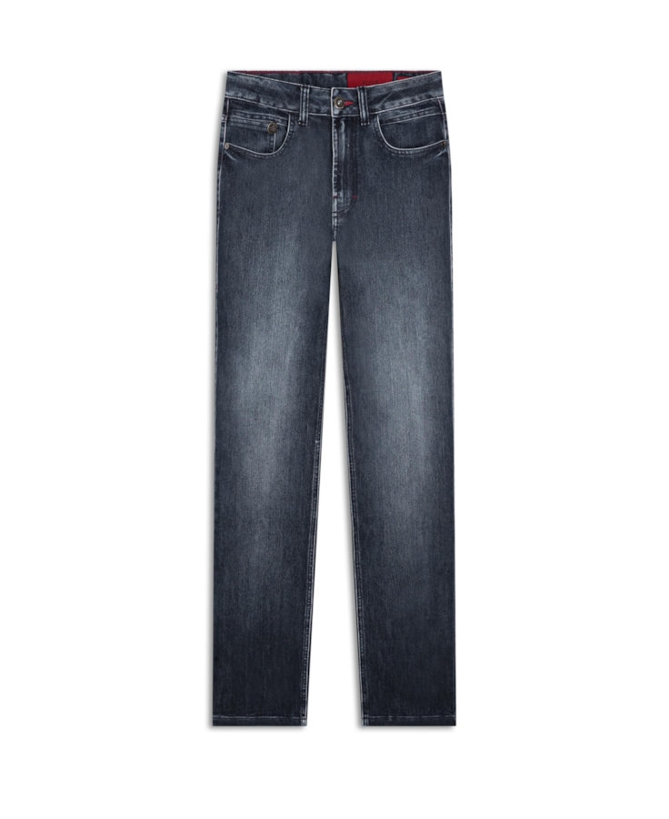 Calça High Comfort Dark Indigo 1704-Lav.Escuro C/Tie Dye
