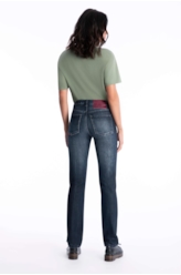 Calça High Comfort Dark Indigo 1704-Lav.Escuro C/Tie Dye