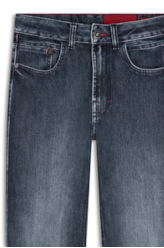 Calça High Comfort Dark Indigo 1704-Lav.Escuro C/Tie Dye