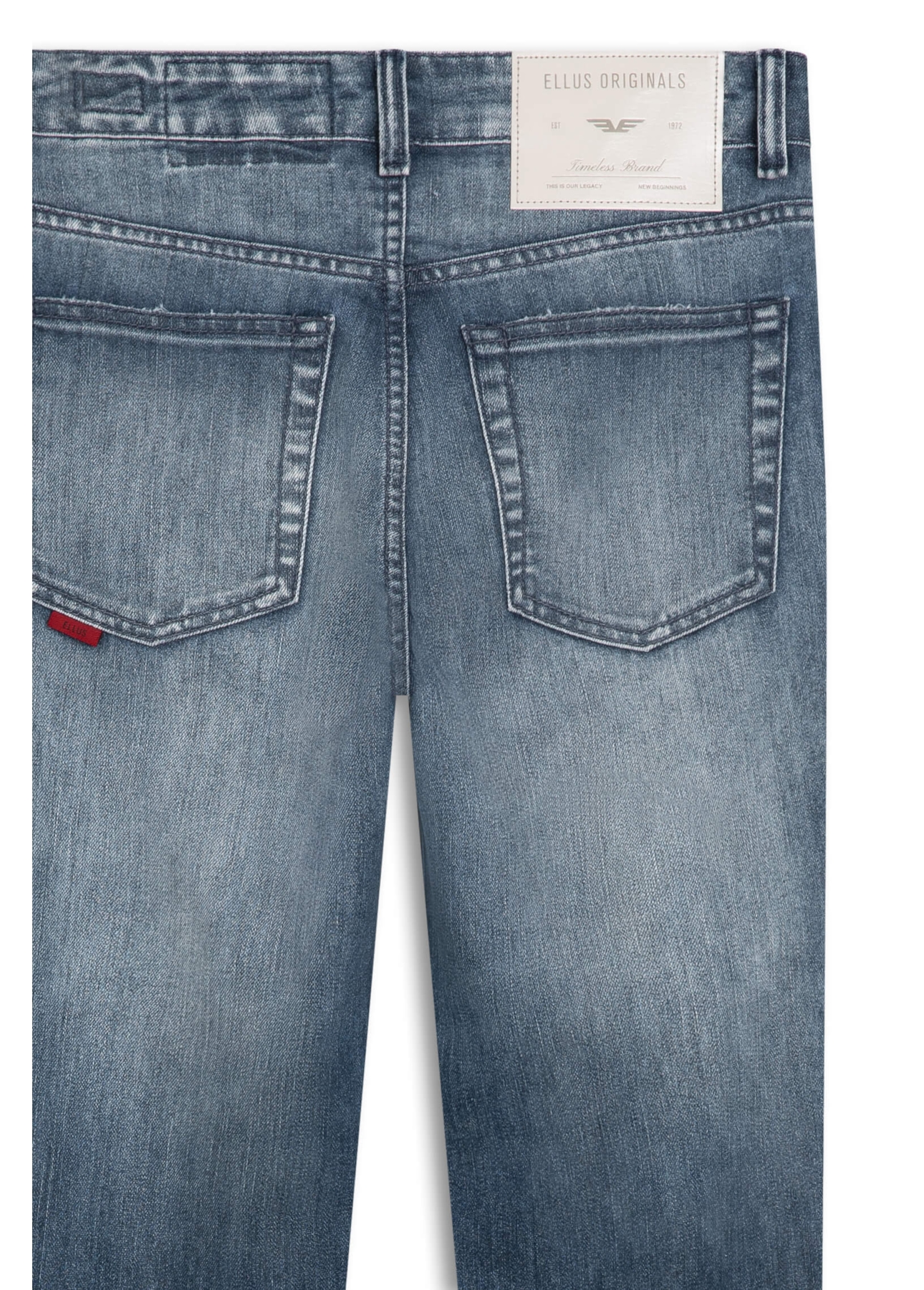 Calça High Comfort Dark Indigo 1846 Lav. Medio C/ Used