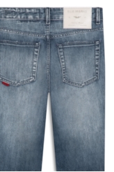 Calça High Comfort Dark Indigo 1846 Lav. Medio C/ Used