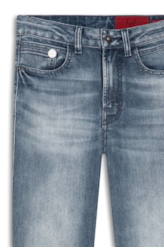 Calça High Comfort Dark Indigo 1846 Lav. Medio C/ Used