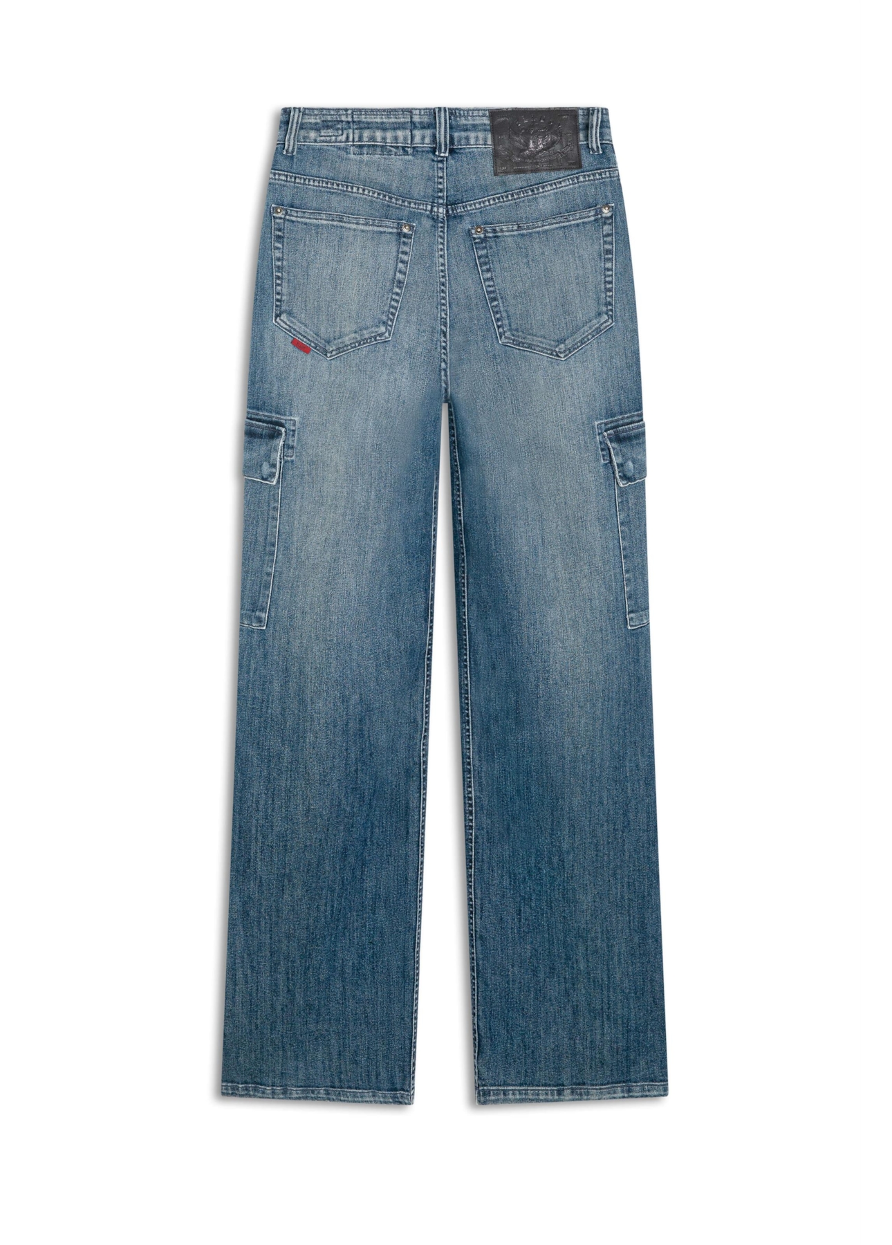 Calça High Comfort Dark Indigo Cargo 2017-Lav.Medio C/ Luva