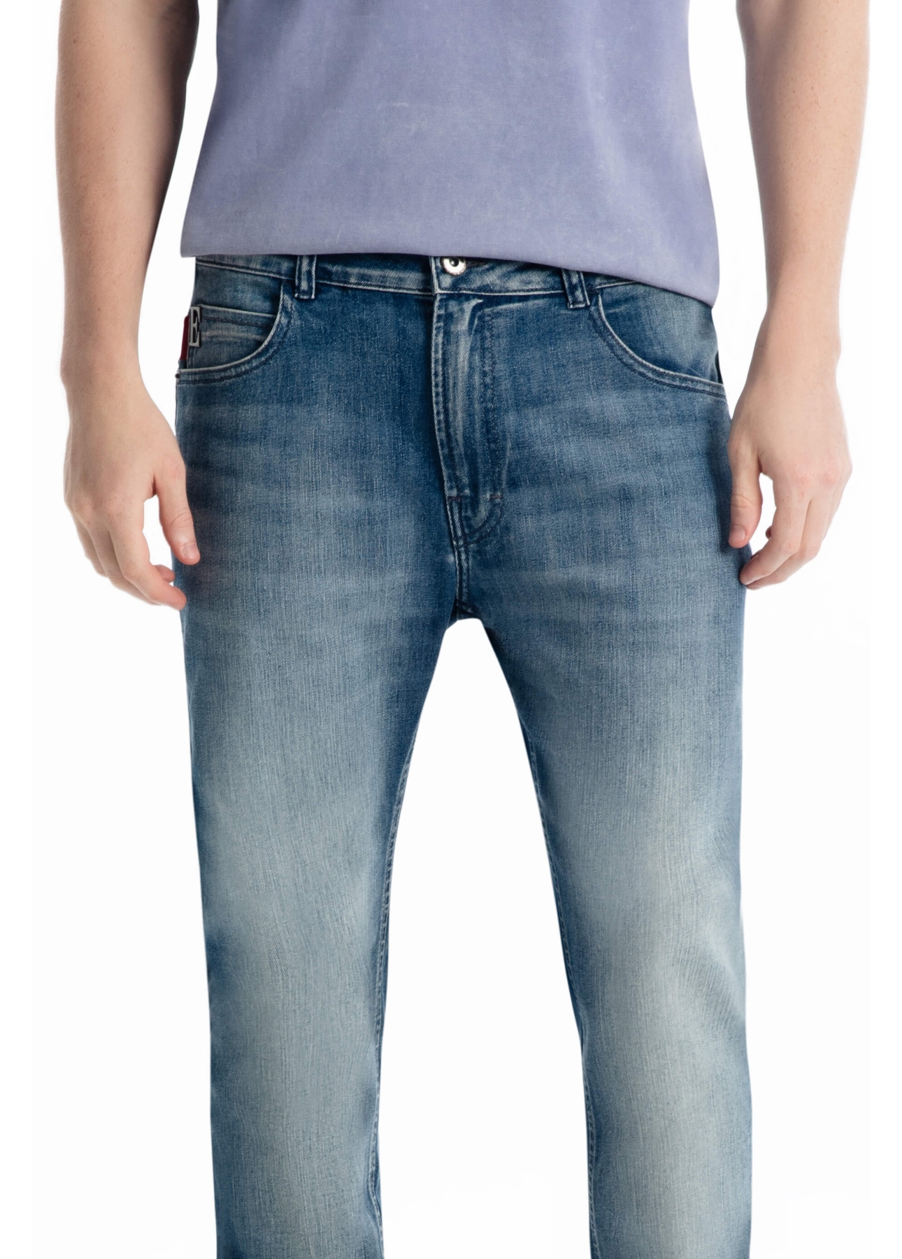 Calça High Comfort Dark Indigo Lav.Claro