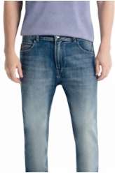 Calça High Comfort Dark Indigo Lav.Claro