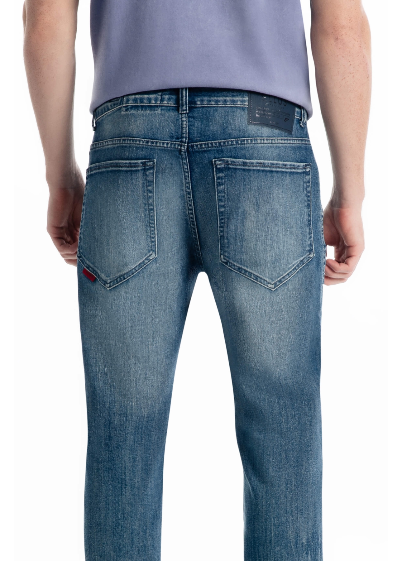Calça High Comfort Dark Indigo Lav.Claro