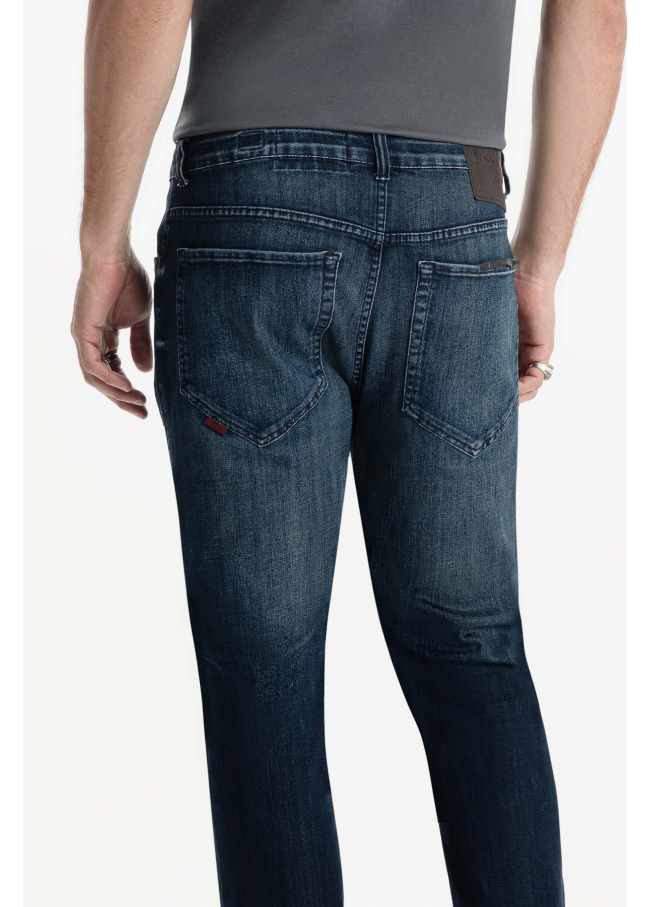Calça High Comfort Dark Indigo Lav. Escuro
