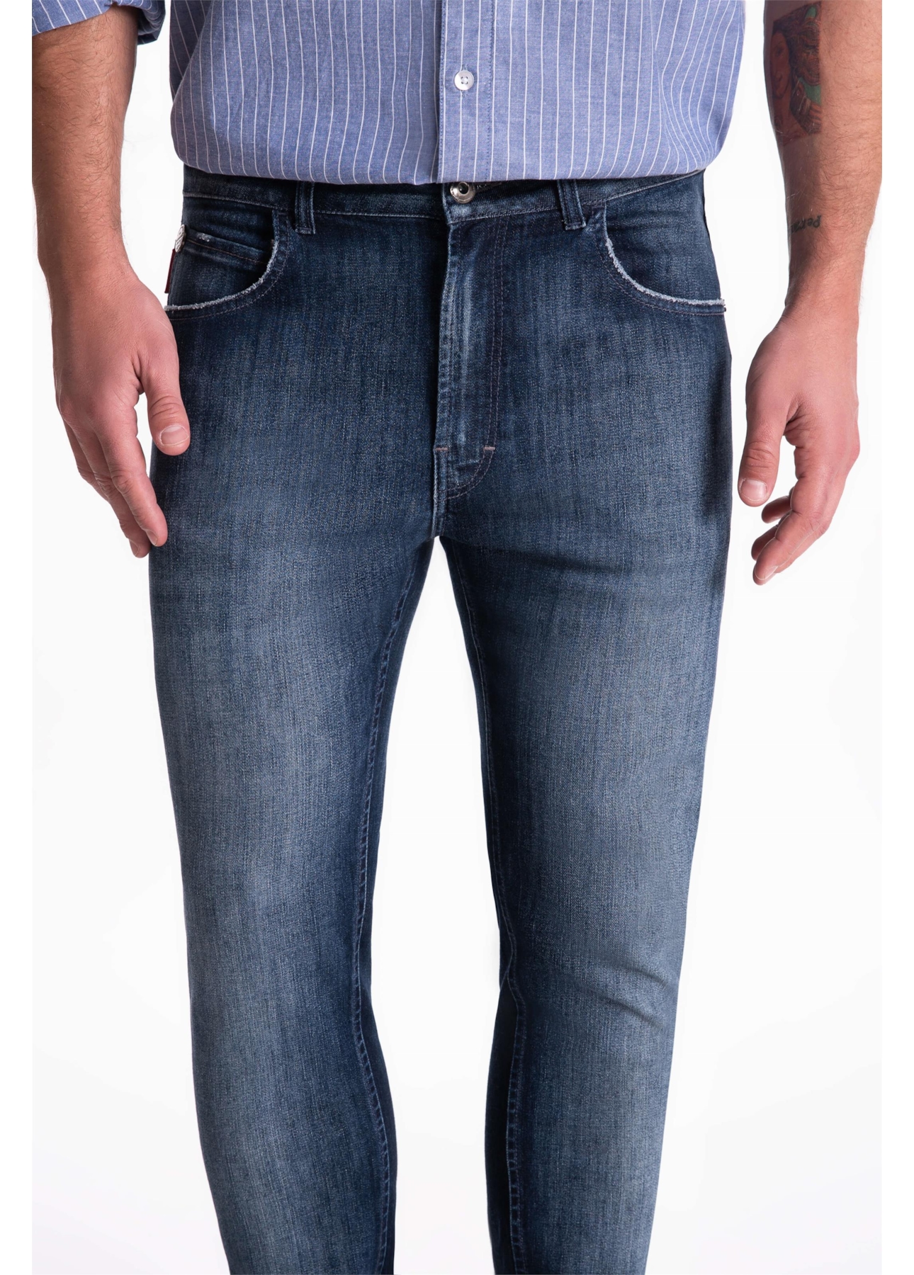 Calça High Comfort Dark Indigo Lav.Escuro i