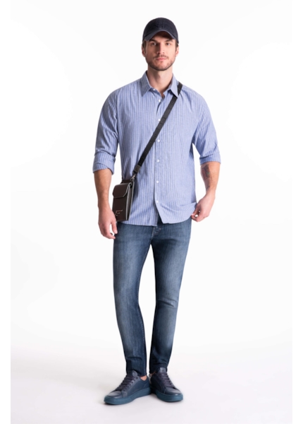 Calça High Comfort Dark Indigo Lav.Escuro i