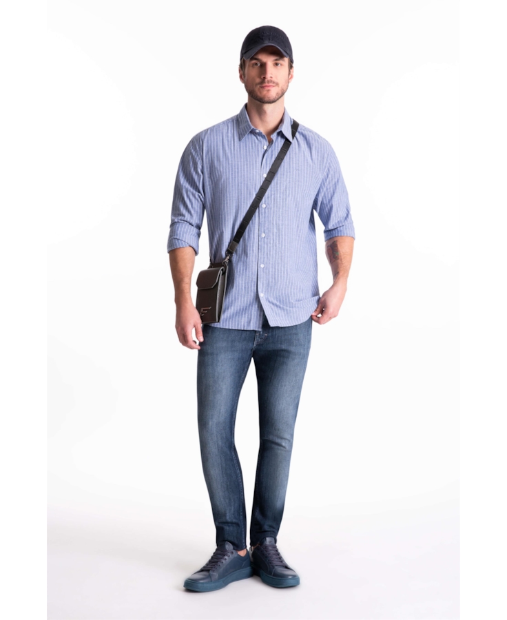 Calça High Comfort Dark Indigo Lav.Escuro i