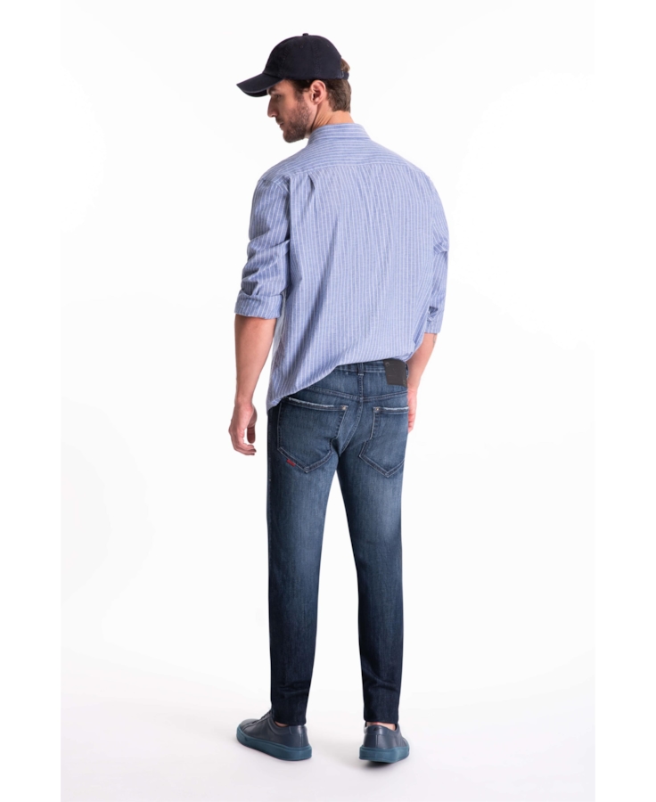 Calça High Comfort Dark Indigo Lav.Escuro i