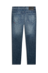 Calça High Comfort Dark Indigo Lav. Medio