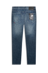 Calça High Comfort Dark Indigo Lav. Medio