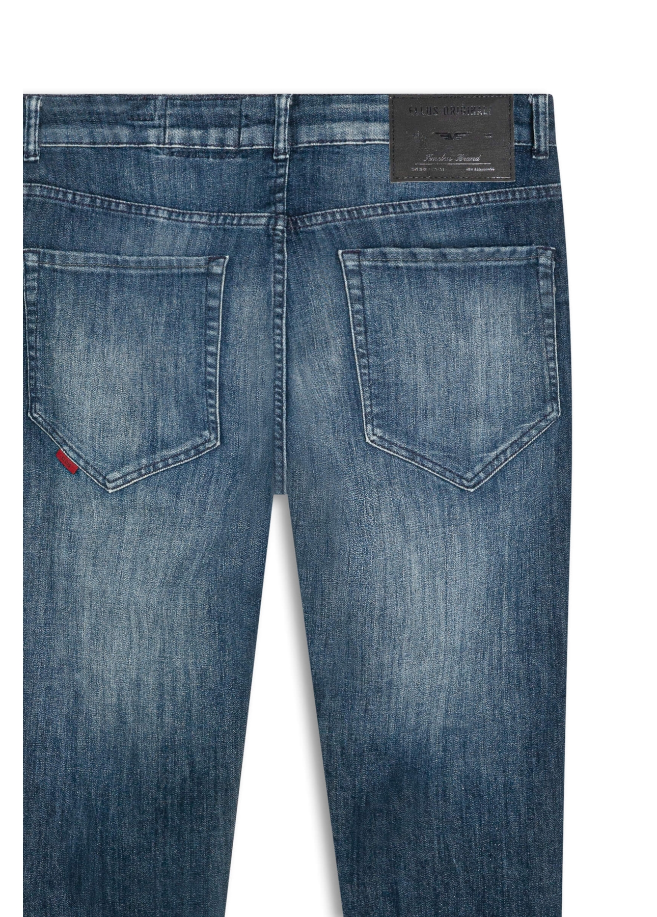 Calça High Comfort Dark Indigo Lav. Medio