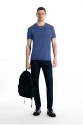 Calça High Comfort Indigo Slim Lav.Resinado C/3d