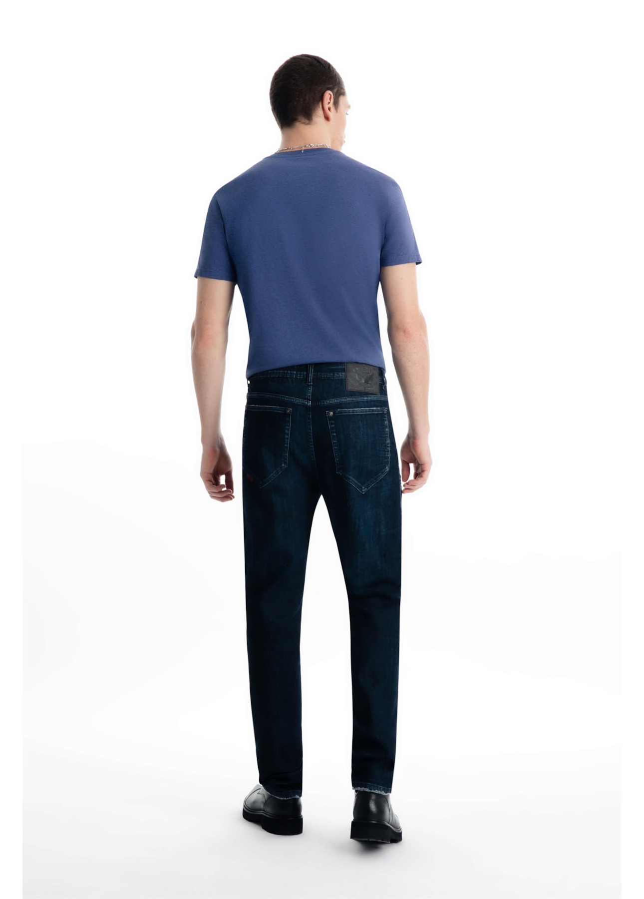 Calça High Comfort Indigo Slim Lav.Resinado C/3d