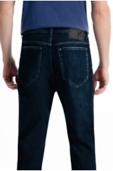 Calça High Comfort Indigo Slim Lav.Resinado C/3d