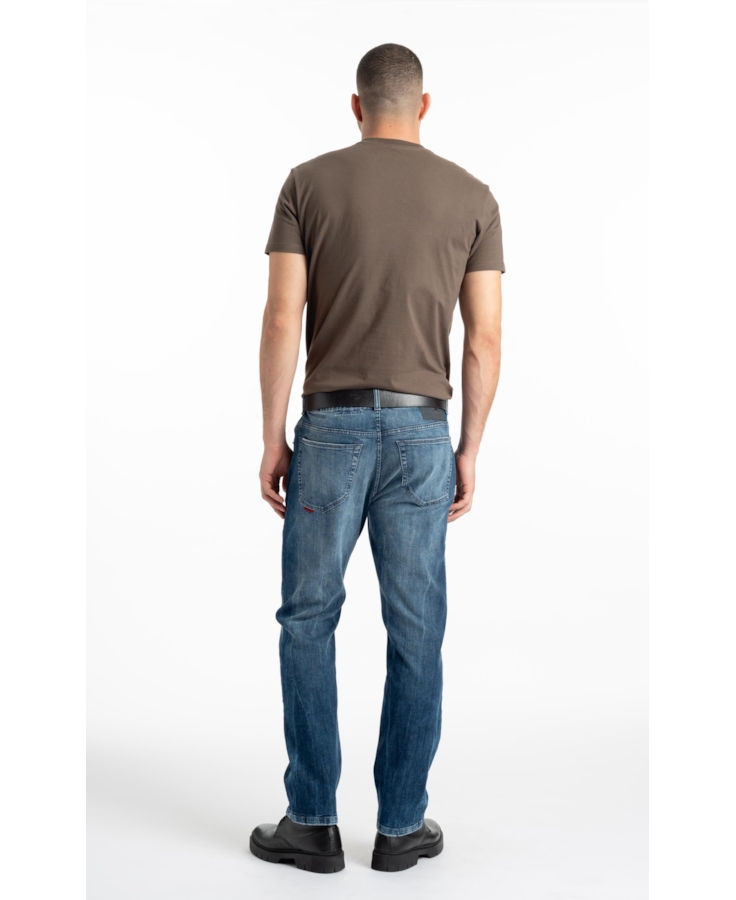 Calça High Comfort Slim Lav.Médio