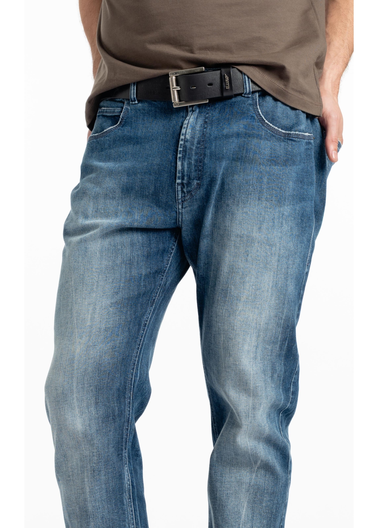 Calça High Comfort Slim Lav.Médio C/ Foam