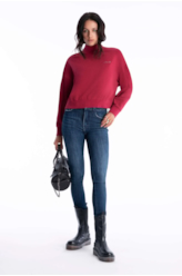 Calça High Comfort Stretch 1283 Lav.Escuro C/Used