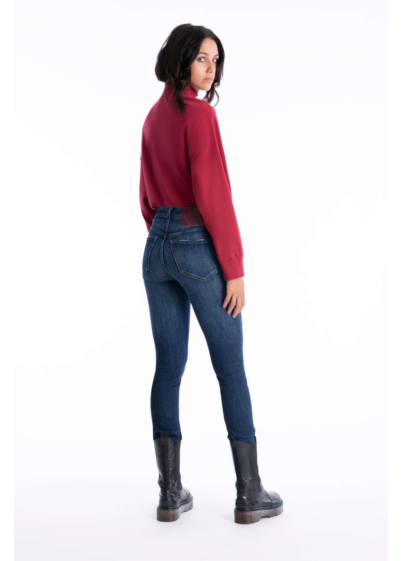 Calça High Comfort Stretch 1283 Lav.Escuro C/Used